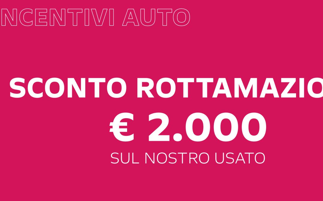 Incentivi rottamazione auto usate 2024